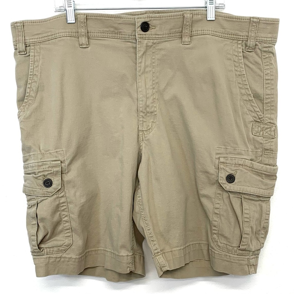 Foundry Cargo Shorts Men‎ 46 Beigh  Stretch Utility Casual Gorpcore Travel Work